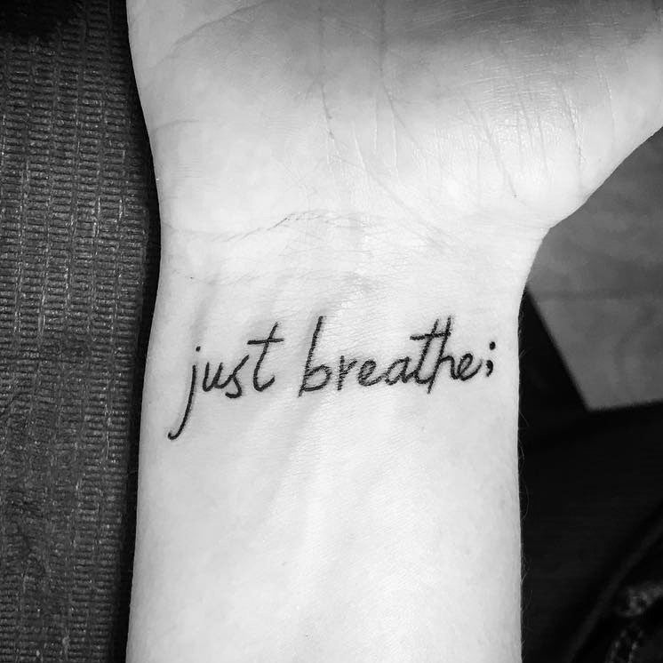 Just Breathe Tattoo – neartattoos